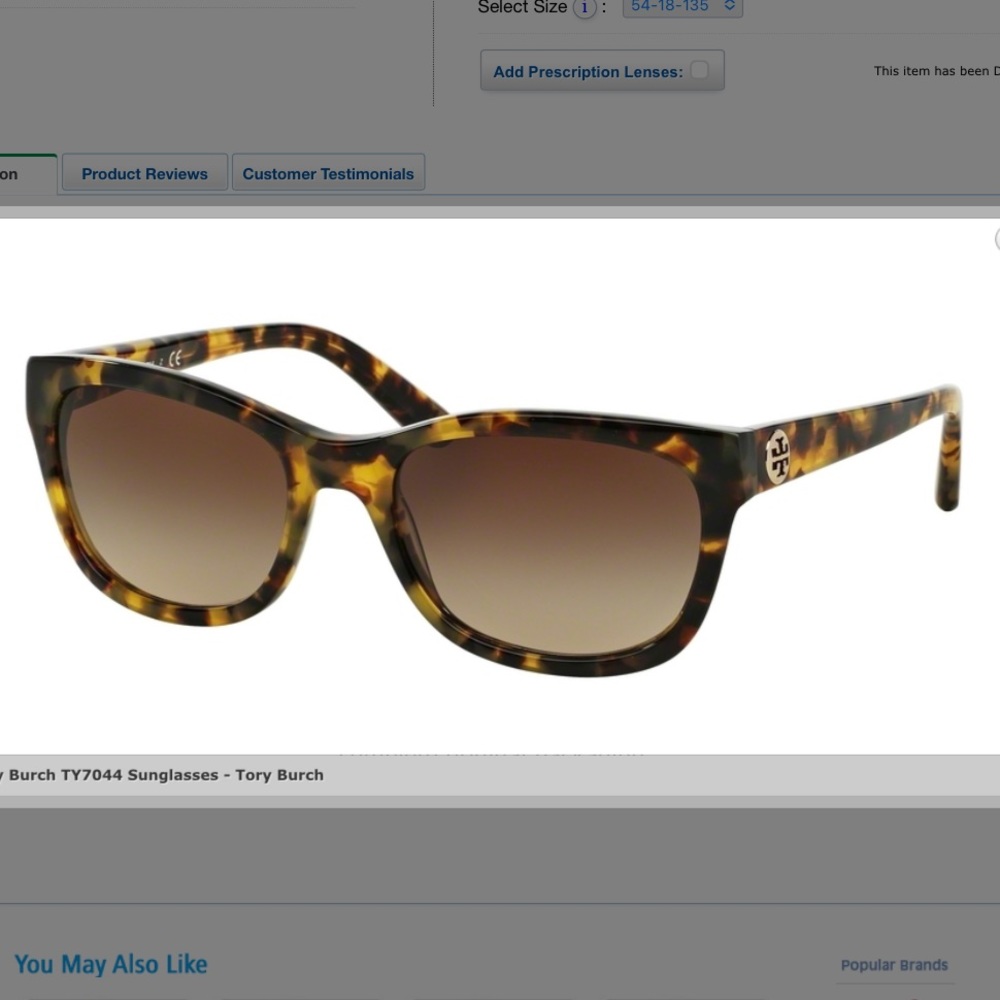 Tory Burch Sunglasses - Tortoise shell